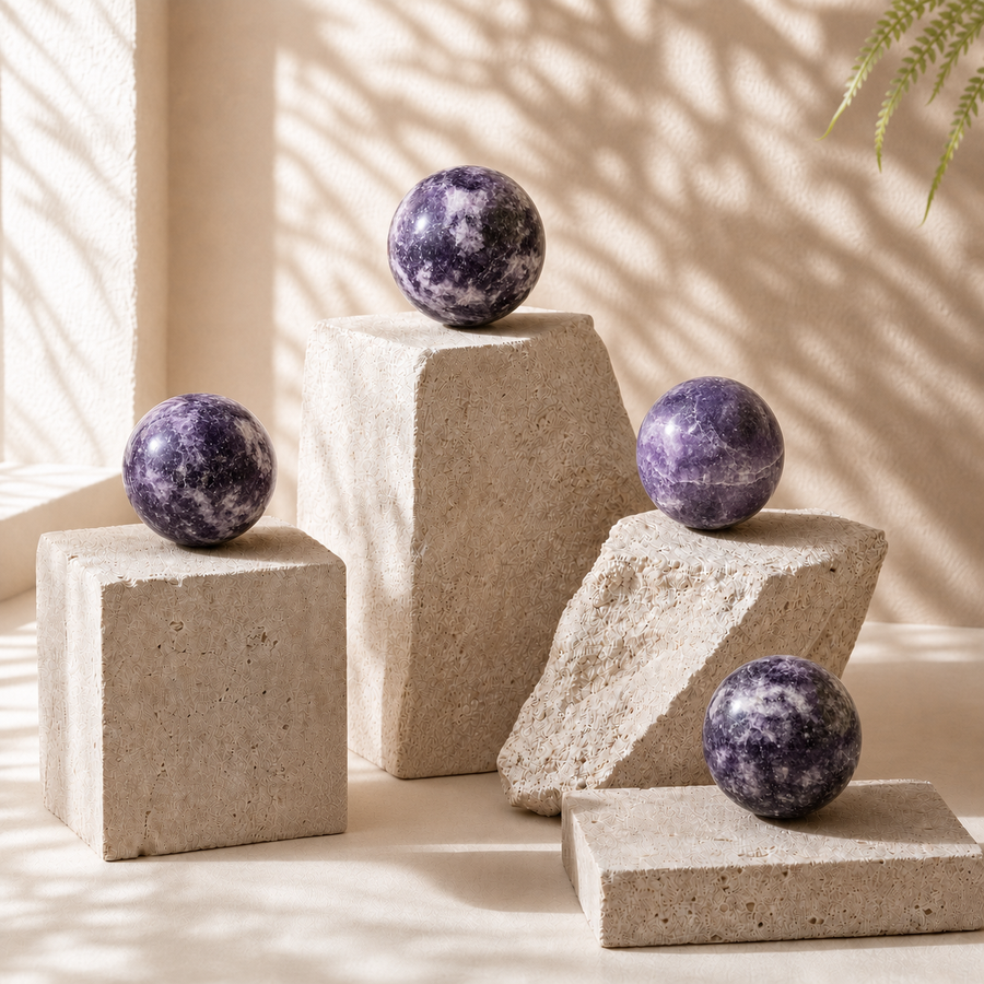 Spheres & Palm Stones