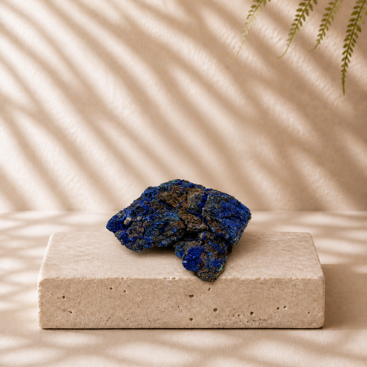 Azurite and Malachite mineral specimen A — 55 g exact piece