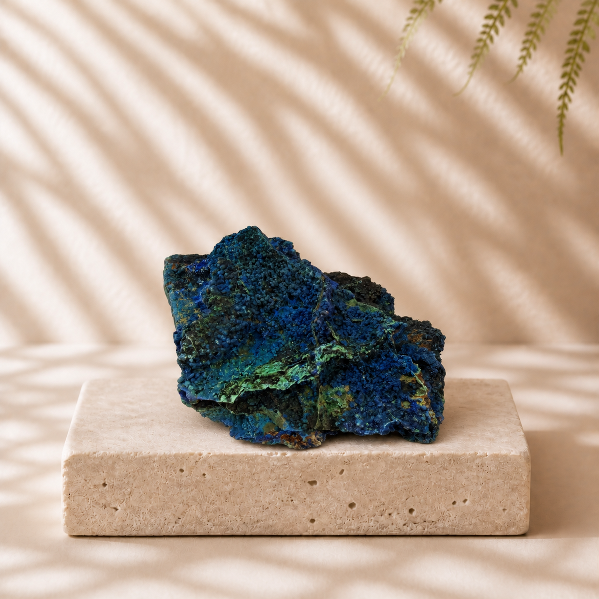 Azurite and Malachite mineral specimen B — 231 g exact piece
