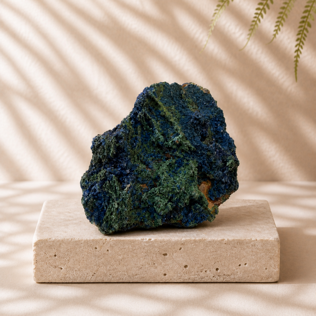 Azurite and Malachite mineral specimen C — 361 g exact piece