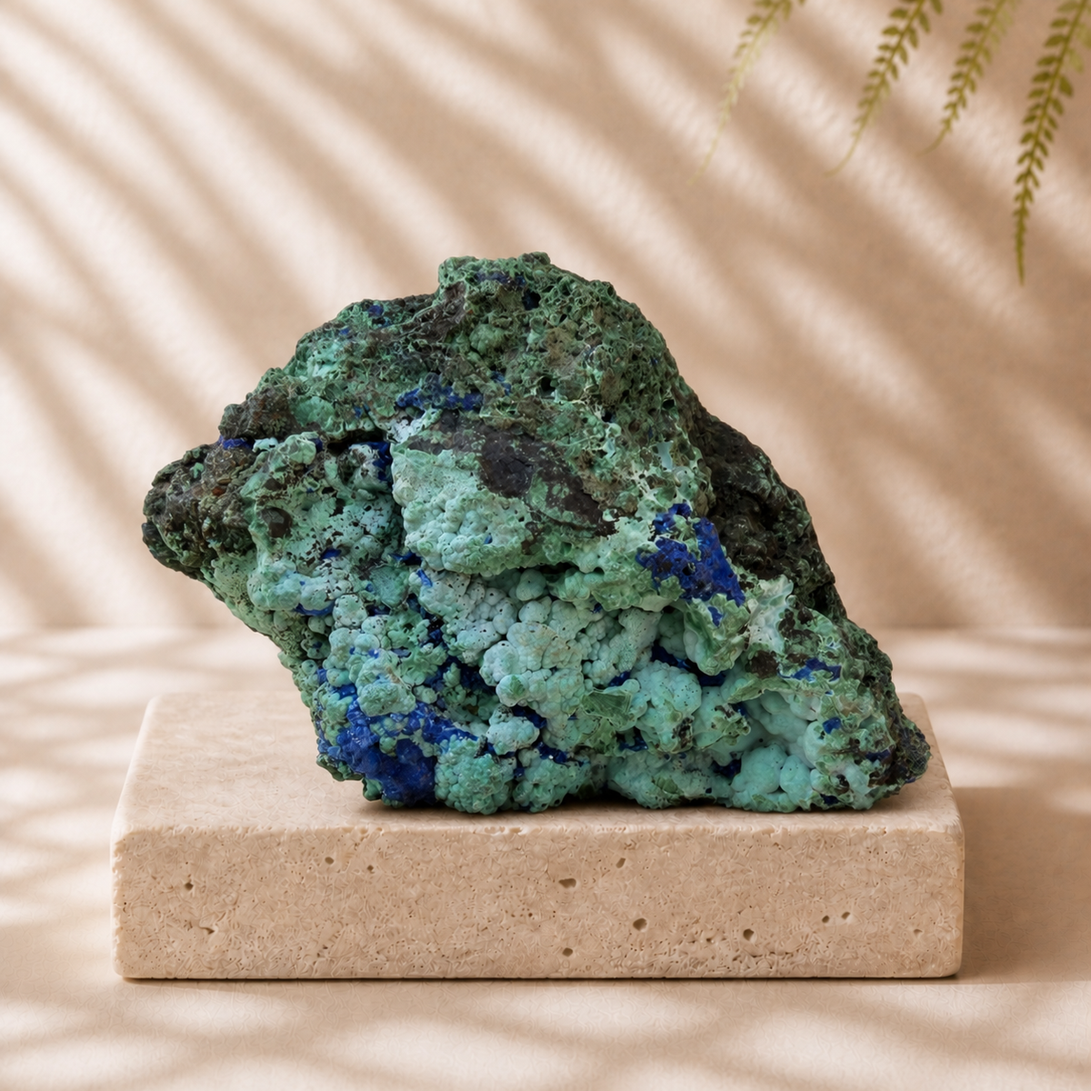 Azurite and Malachite mineral specimen F — 810 g exact piece