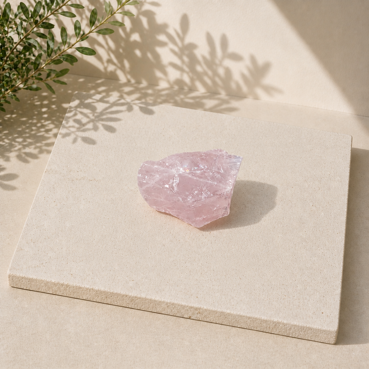 Raw Rose Quartz