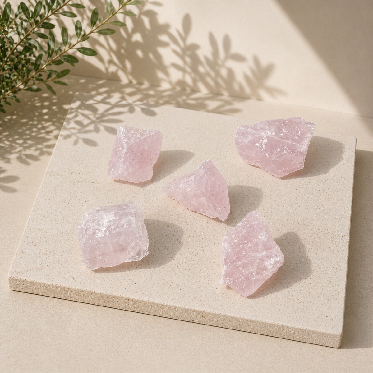 Raw Rose Quartz